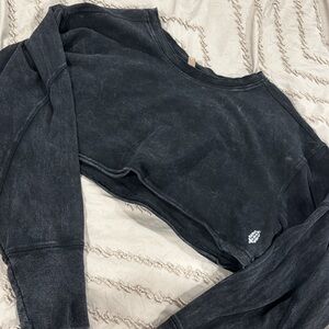 Free people cropped long sleeve